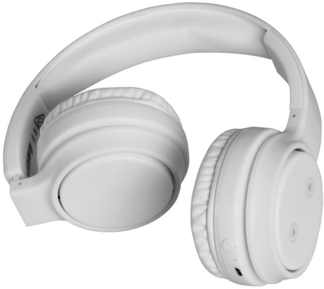 Laser - Foldable Bluetooth Headphones with Mic - Bright White