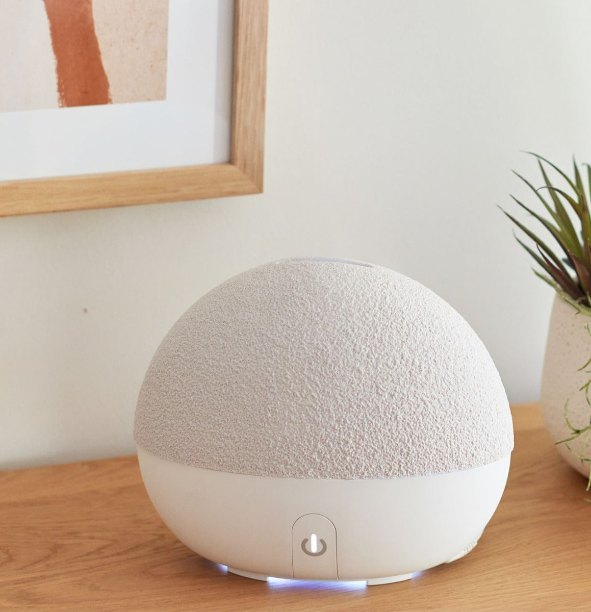 Homedics - Ellia Stone Aroma Diffuser Ceramic - Taupe