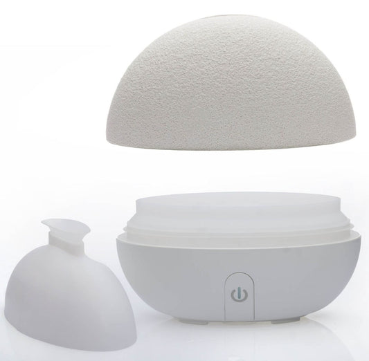 Homedics - Ellia Stone Aroma Diffuser Ceramic - Taupe