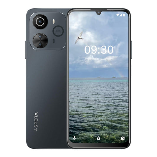 Aspera - AS10 128GB4G Smartphone - Black