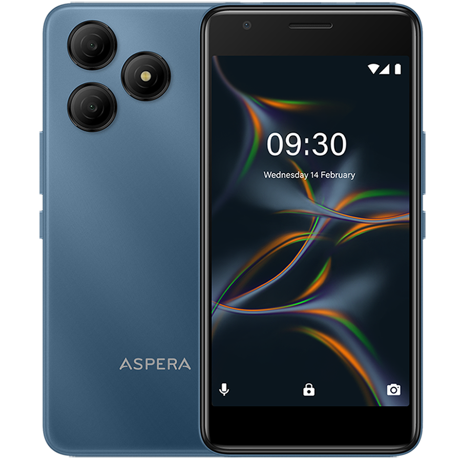 Aspera - Buzz 32GB 4G Smartphone - Blue