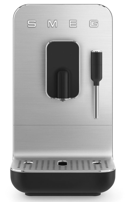 Smeg - Bean to Cup Coffee Machine with Steam Wand - Black Matt