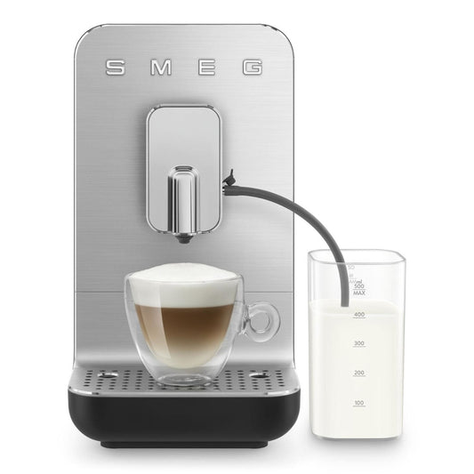Smeg - Bean to Cup Coffee Machine w Milk Steam - Black Matt