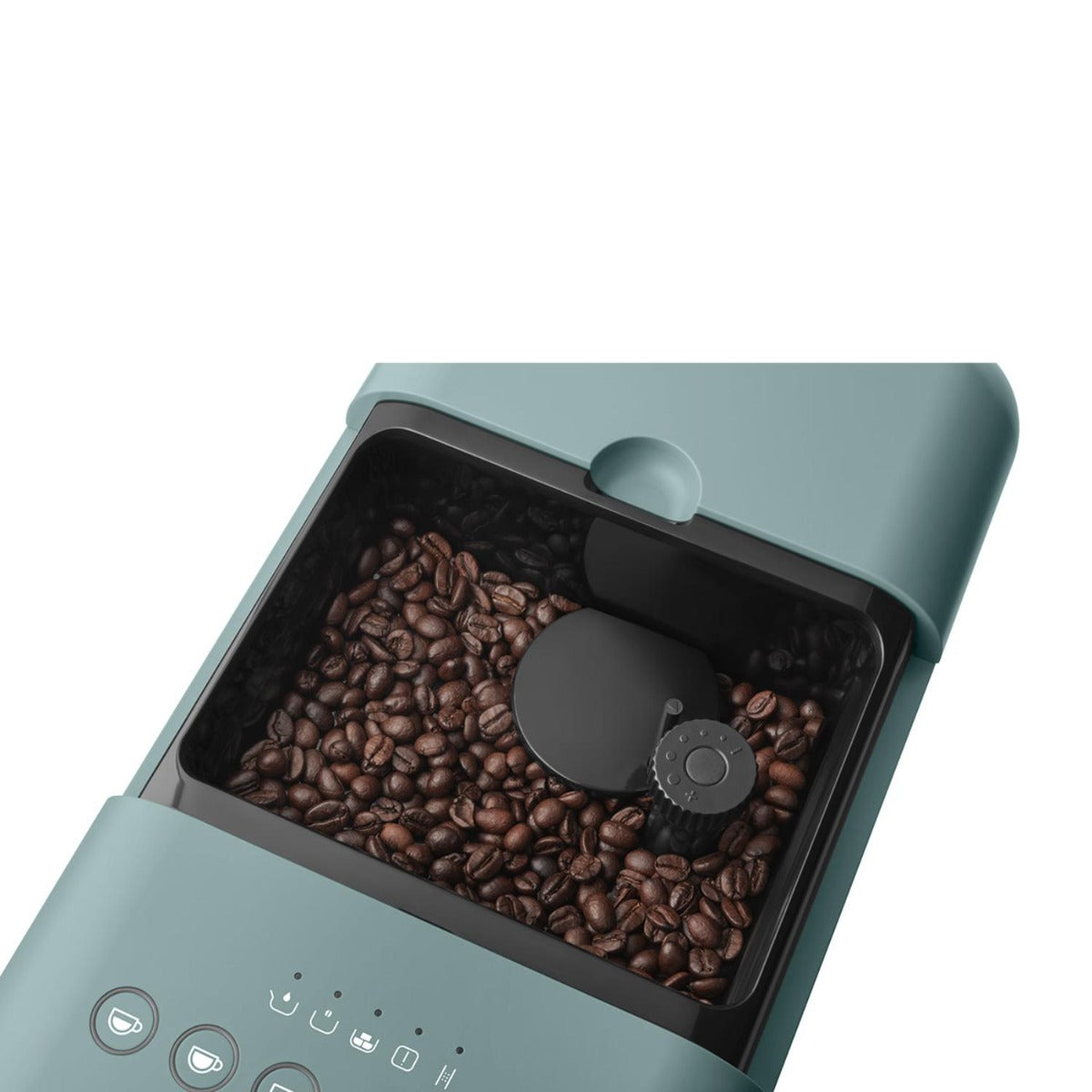 Smeg - Bean to Cup Coffee Machine w Milk Steam - Matt Emerald Green