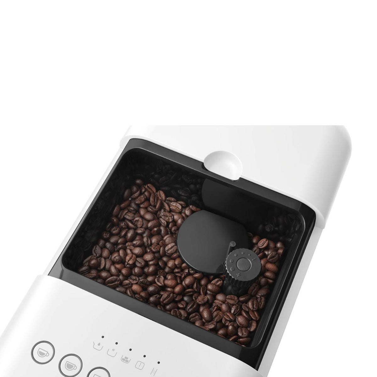 Smeg - Bean to Cup Coffee Machine w Milk Steam - White Matt
