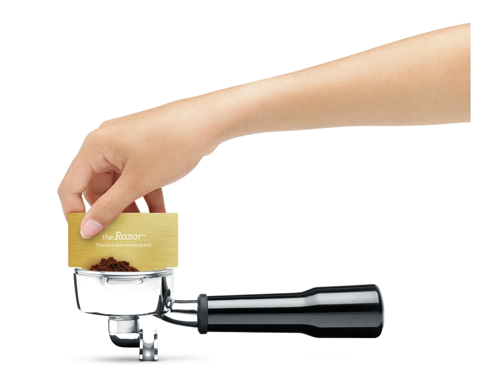 Breville - The Dynamic Duo: Dual Boiler Coffee Machine and Smart Grinder Pro - Chrome