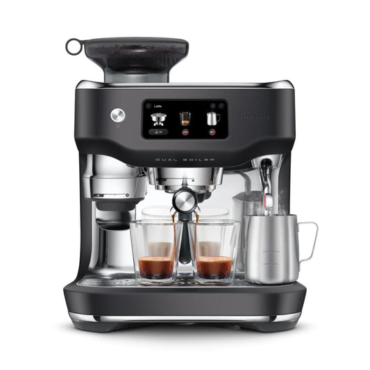 Breville - the Oracle Dual Boiler Automatic Espresso Machine - Black Truffle