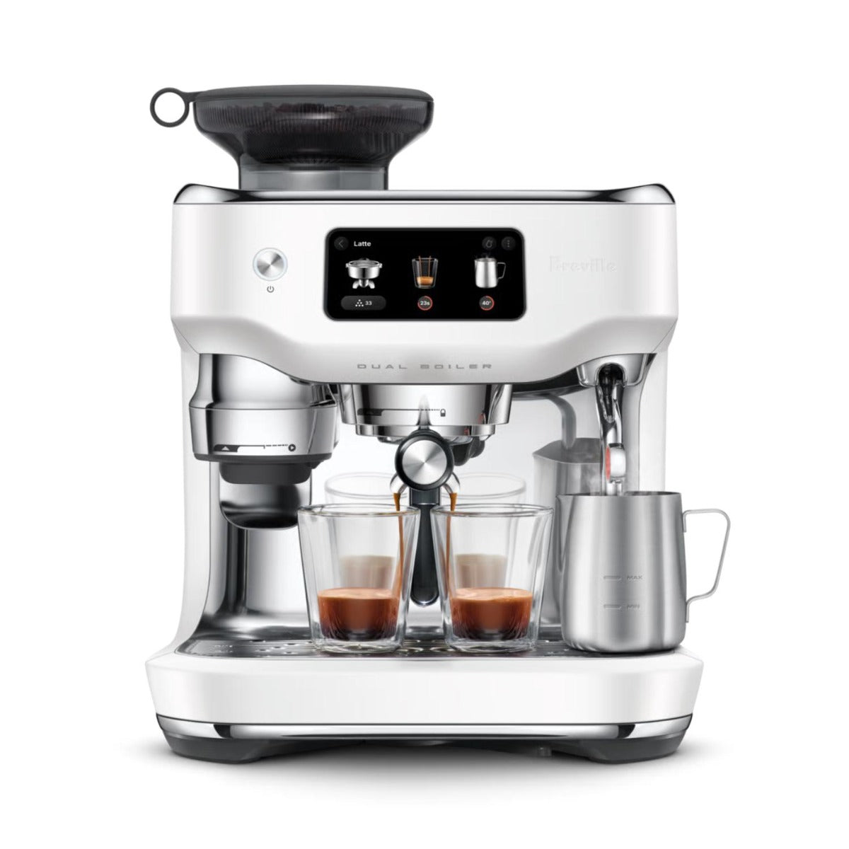 Breville - the Oracle Dual Boiler Automatic Espresso Machine - Sea Salt
