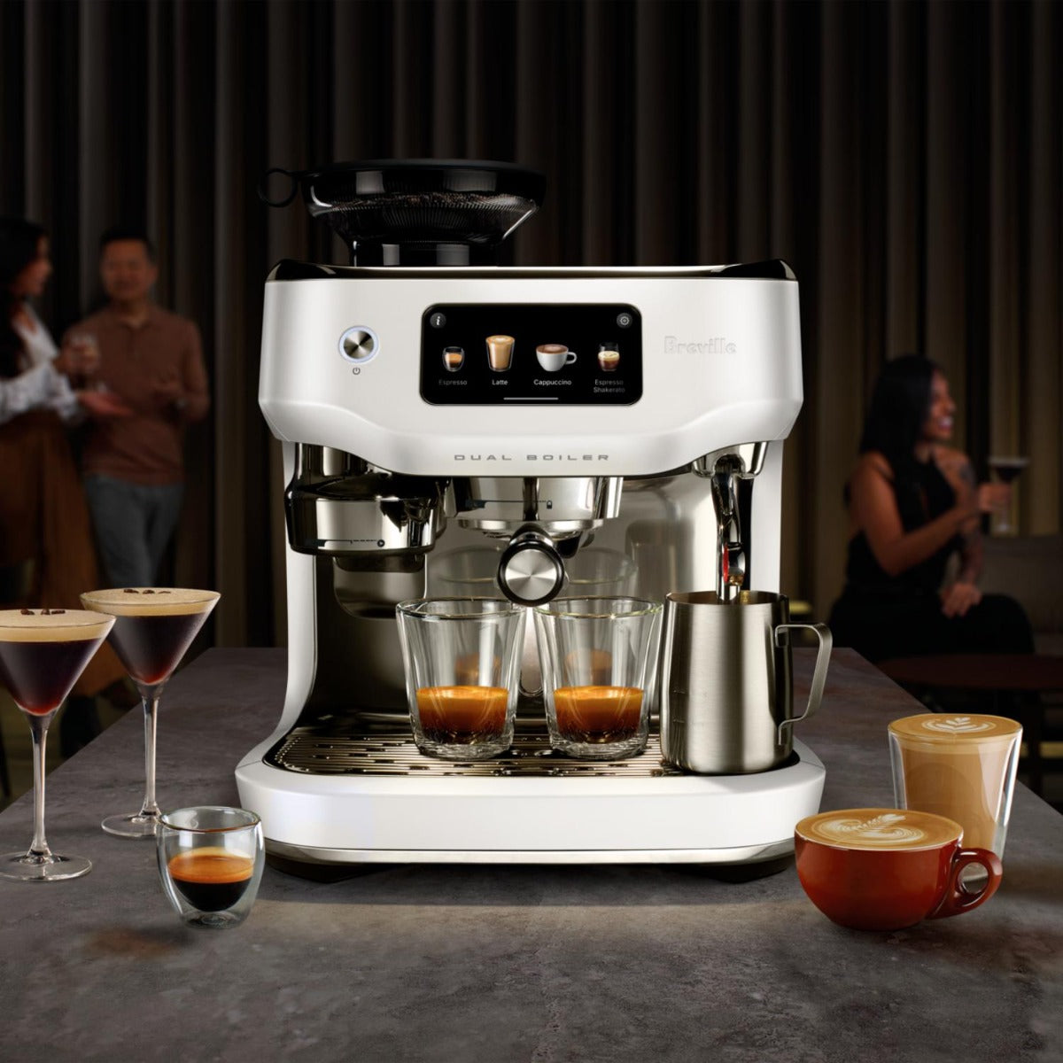 Breville - the Oracle Dual Boiler Automatic Espresso Machine - Sea Salt