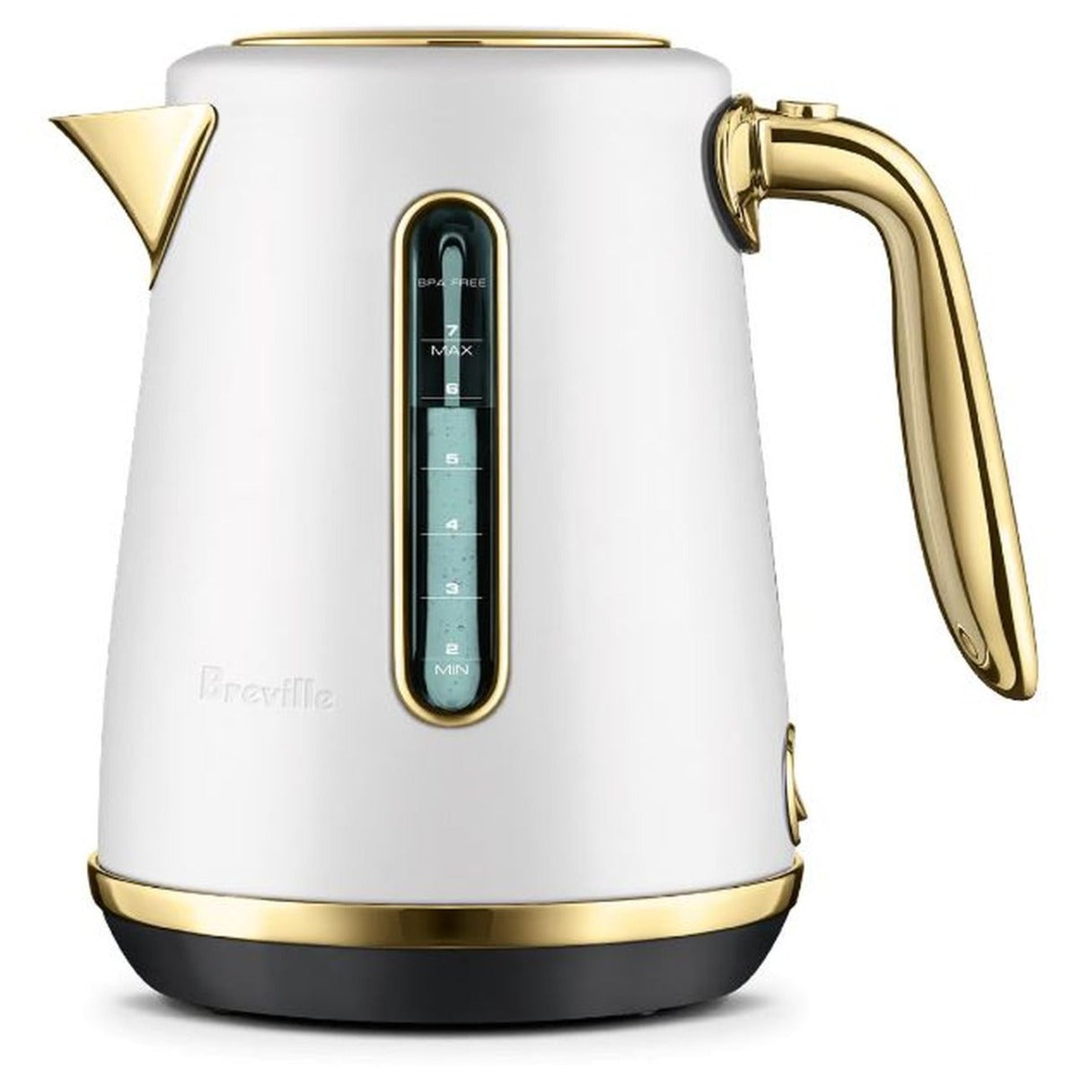 Breville - the Soft Top Luxe Kettle - Sea Salt Brass