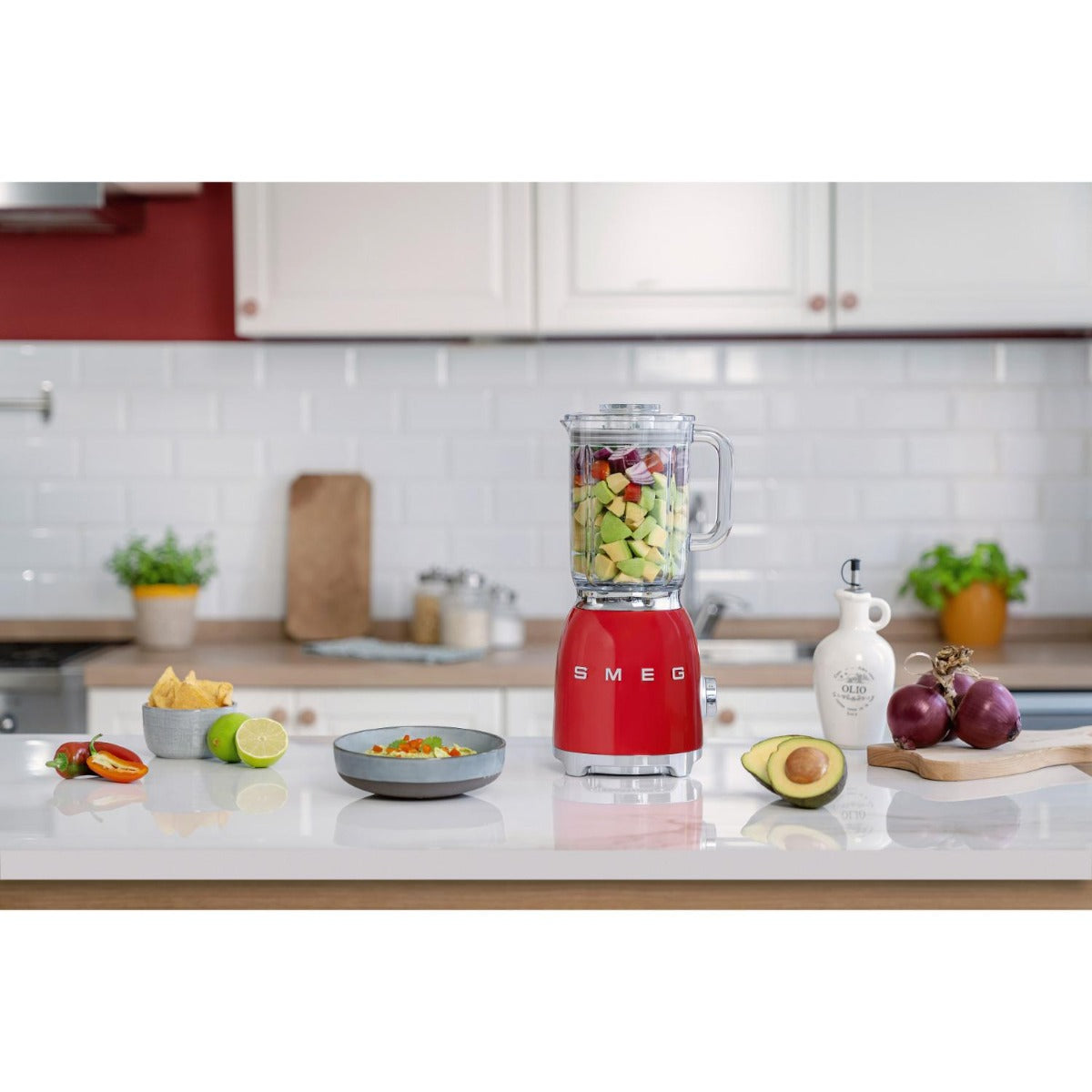 Smeg - 50's Style Retro Bench Blender - Red