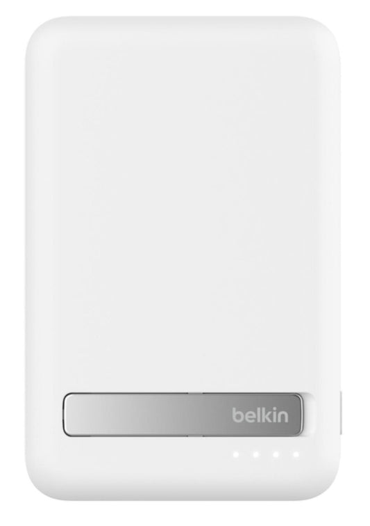 Belkin - Magnetic Power Bank Qi2 15W 5K - White