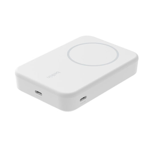 Belkin - Magnetic Power Bank Qi2 15W 10K - White
