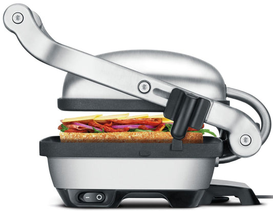 Breville - The Perfect Press 2 Slice Sandwich Press - Stainless Steel