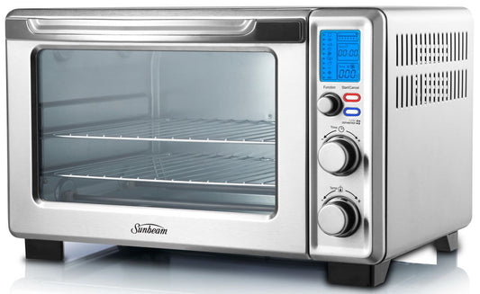 Sunbeam - Quick Start 22L Compact Oven - Stainless Steel