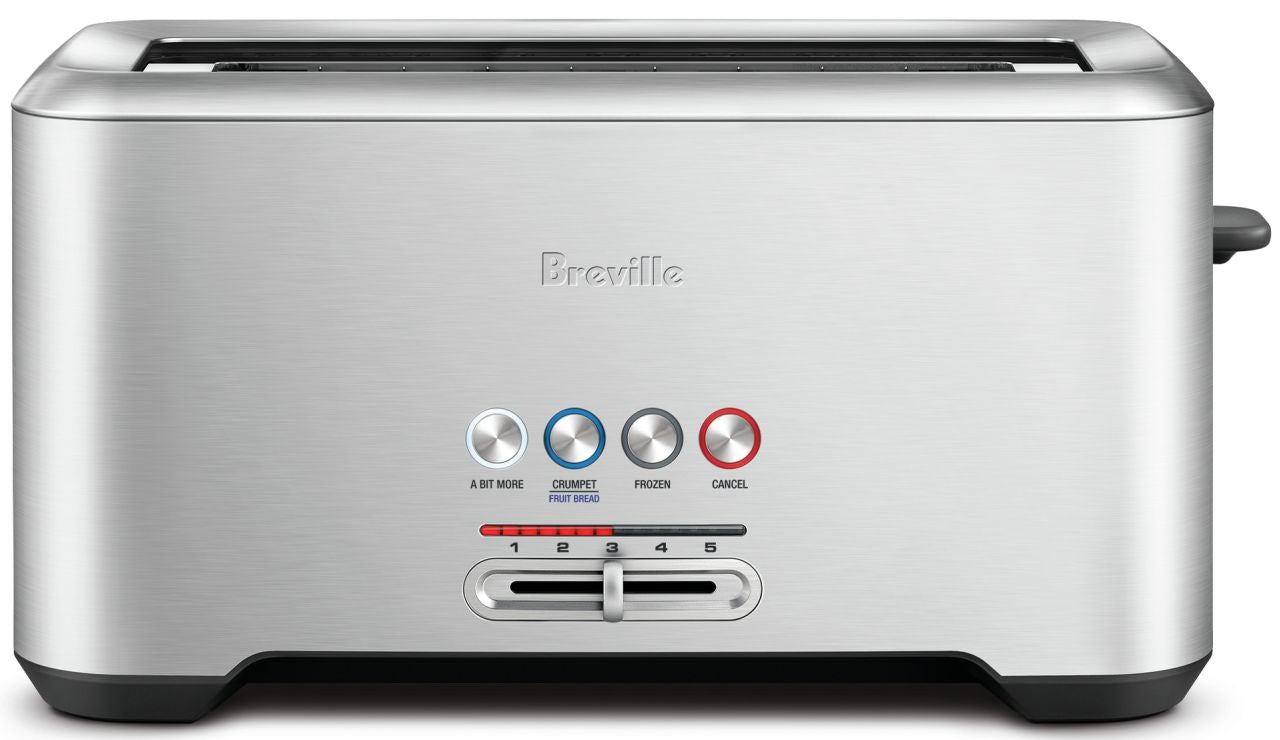 Breville - Lift & Look Pro 4 Slice Toaster - Stainless Steel