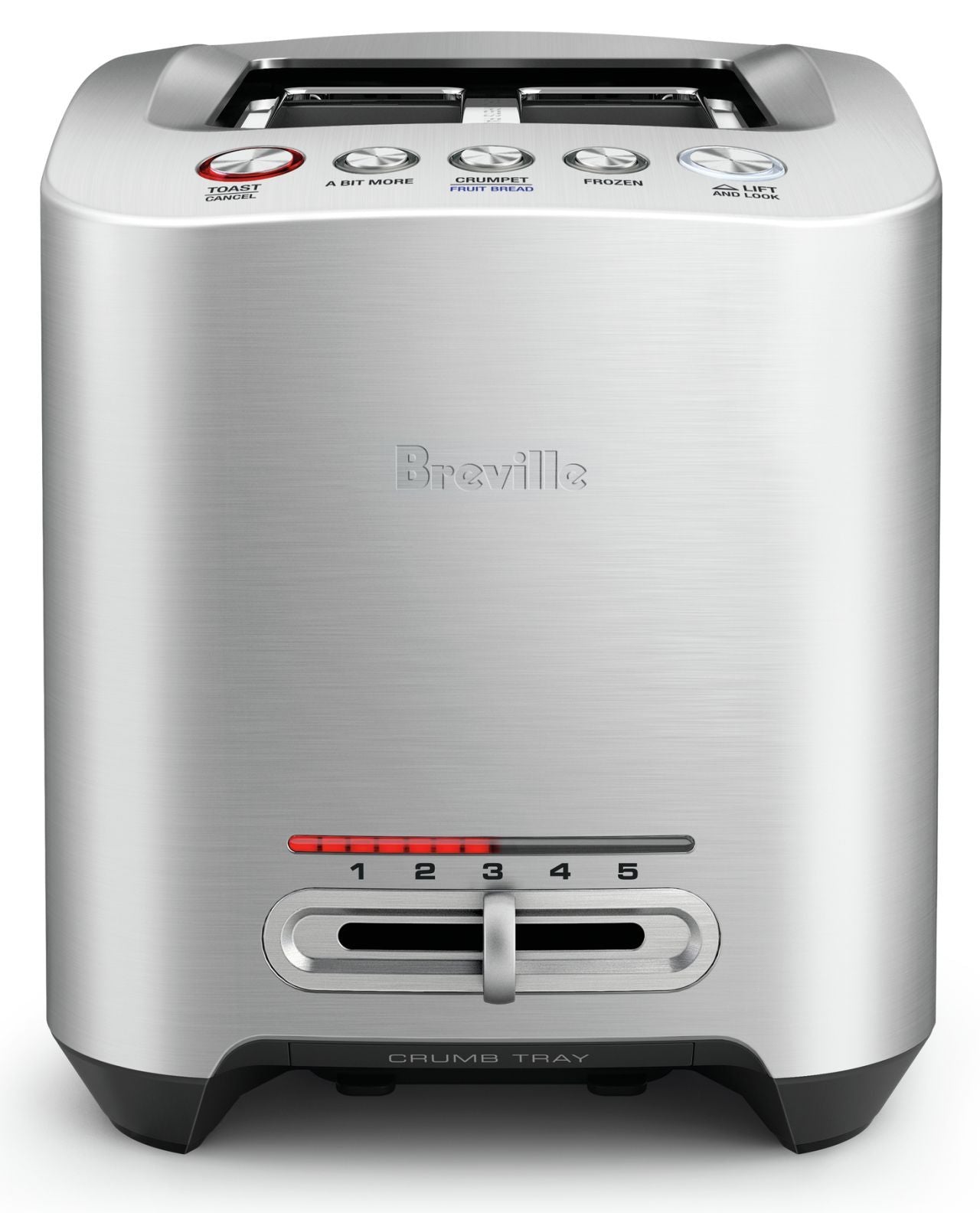 Breville - the Smart Toast 2 Slice - Brushed Stainless Steel