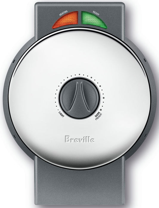 Breville - The Crisp Control Waffle Maker - Stainless Steel