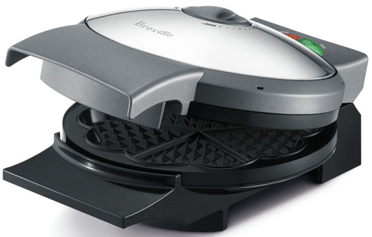 Breville - The Crisp Control Waffle Maker - Stainless Steel