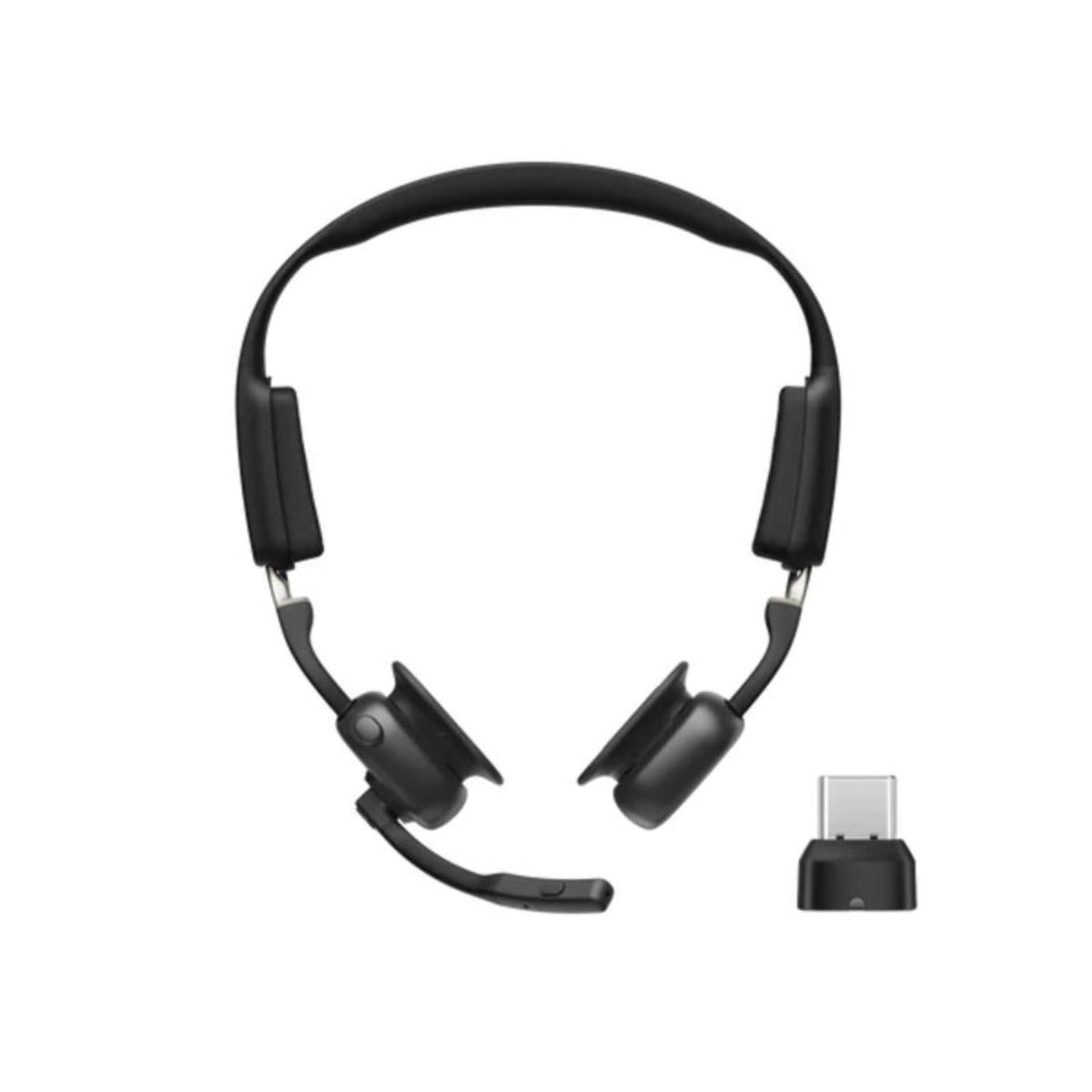 Shokz - OpenMeet Bone Conduction UC Stereo Bluetooth USB-C Dual Headset