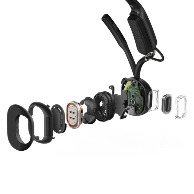 Shokz - OpenMeet Bone Conduction UC Stereo Bluetooth USB-C Dual Headset