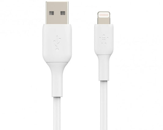 Belkin BoostCharge 1m Lightning to USB-A Cable - White