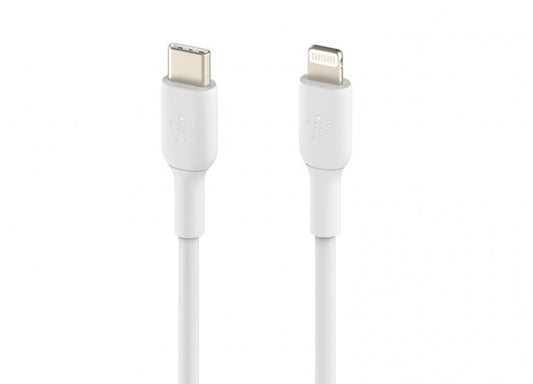 Belkin BoostCharge 1m USB-C to Lightning Cable - White