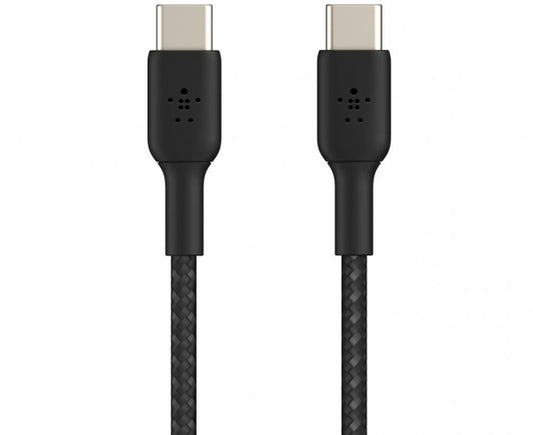 Belkin BoostCharge 1m USB-C to USB-C Braided Cable - Black