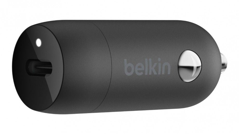 Belkin 20W USB-C PD Car Charger + USB-C to Lightning Cable