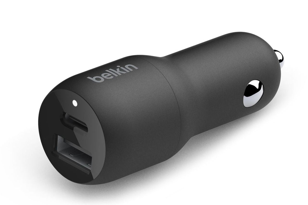 Belkin 25W PD3 USB-C 12W USB-A Car Charger 37W
