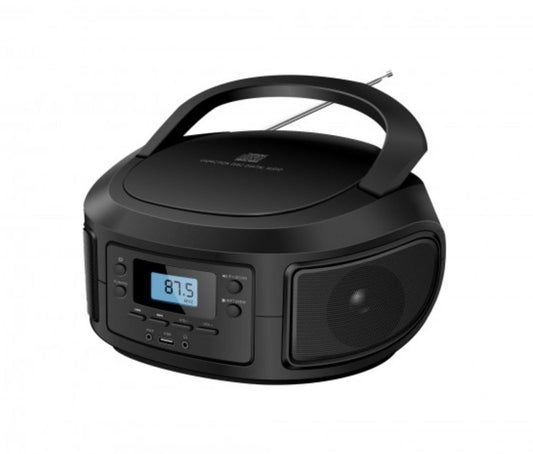 Laser Bluetooth CD/MP3 Boombox with Radio