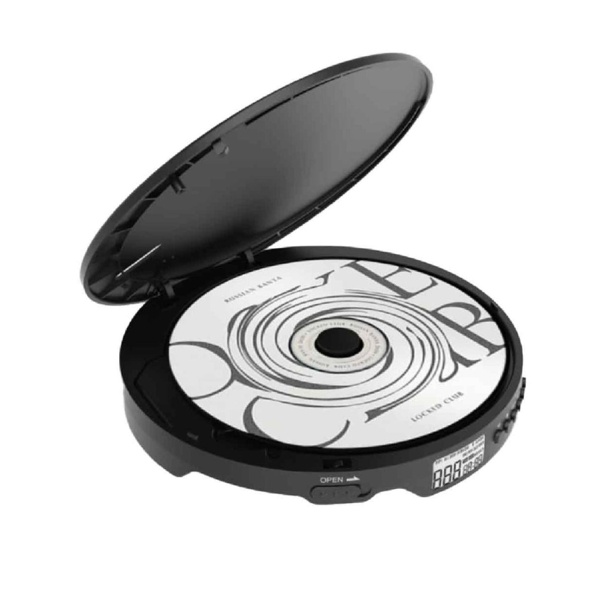 Laser - Portable CD MP3 Player w Anti-Skip Tech & Headphones