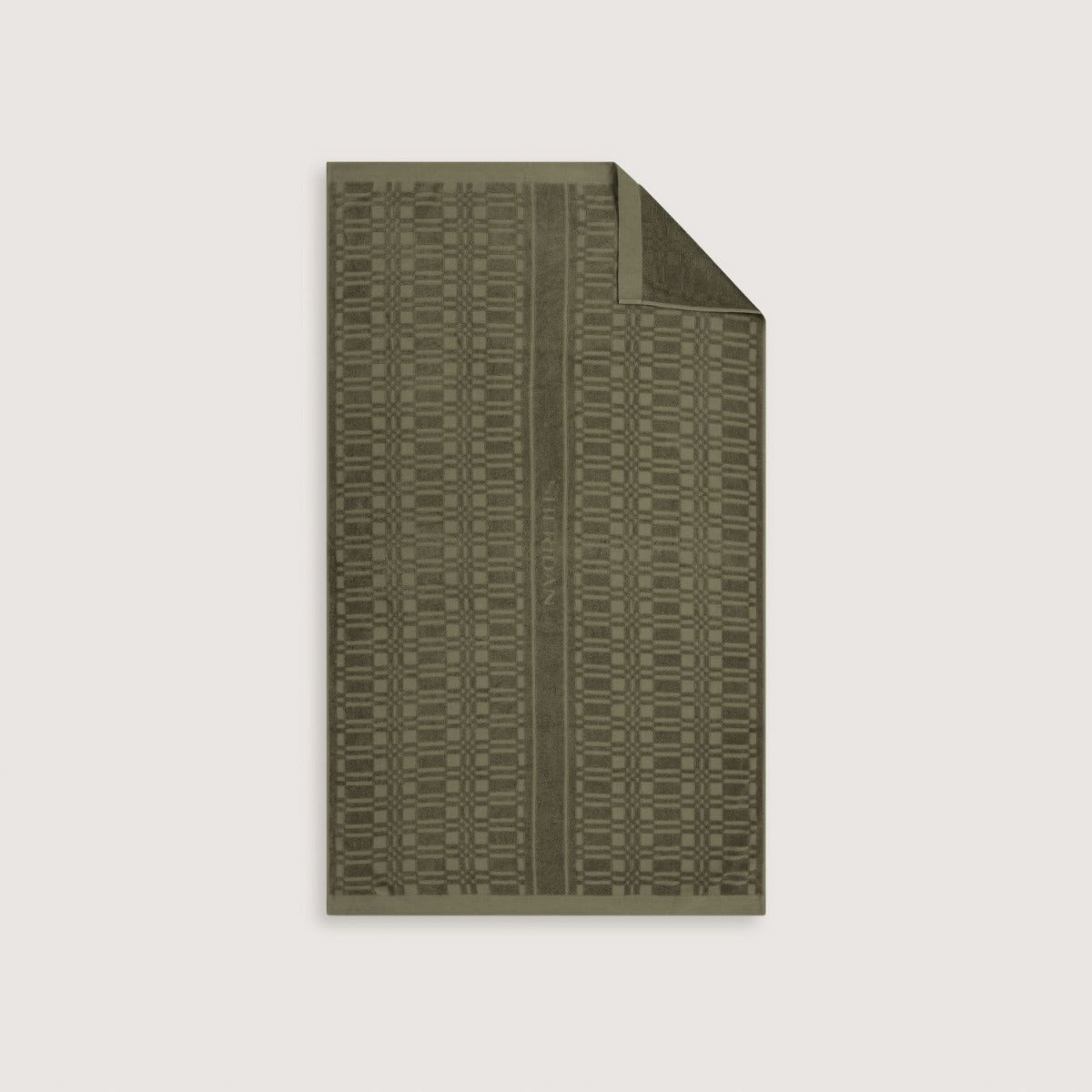 Sheridan - Checker Logo Beach Towel - Thyme