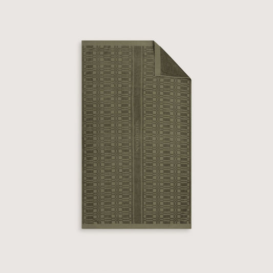 Sheridan - Checker Logo Beach Towel - Thyme