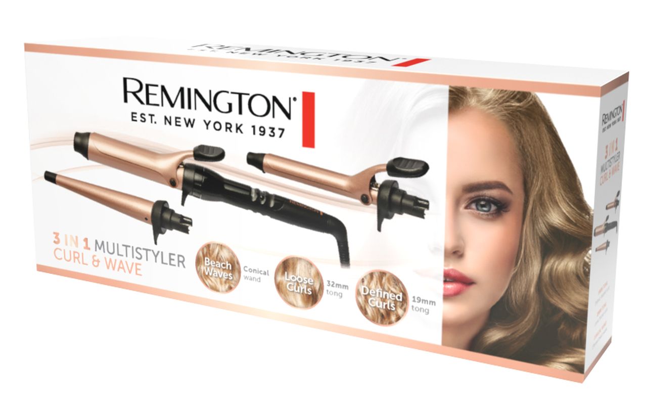 Remington - 3 in 1 Multistyler - Curl & Wave