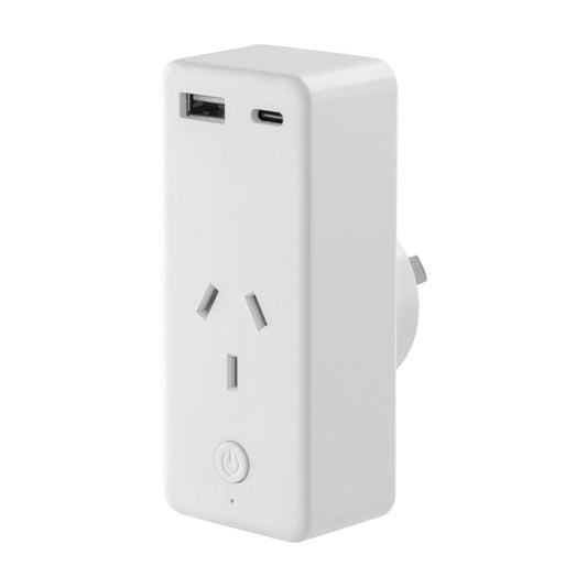 Connect Smart Home - Smart Wi-Fi Plug with Dual USB and Power Monitoring
