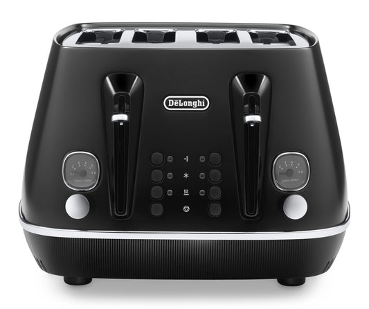 Delonghi - Distinta Moments 4 Slice Toaster Sunset Black