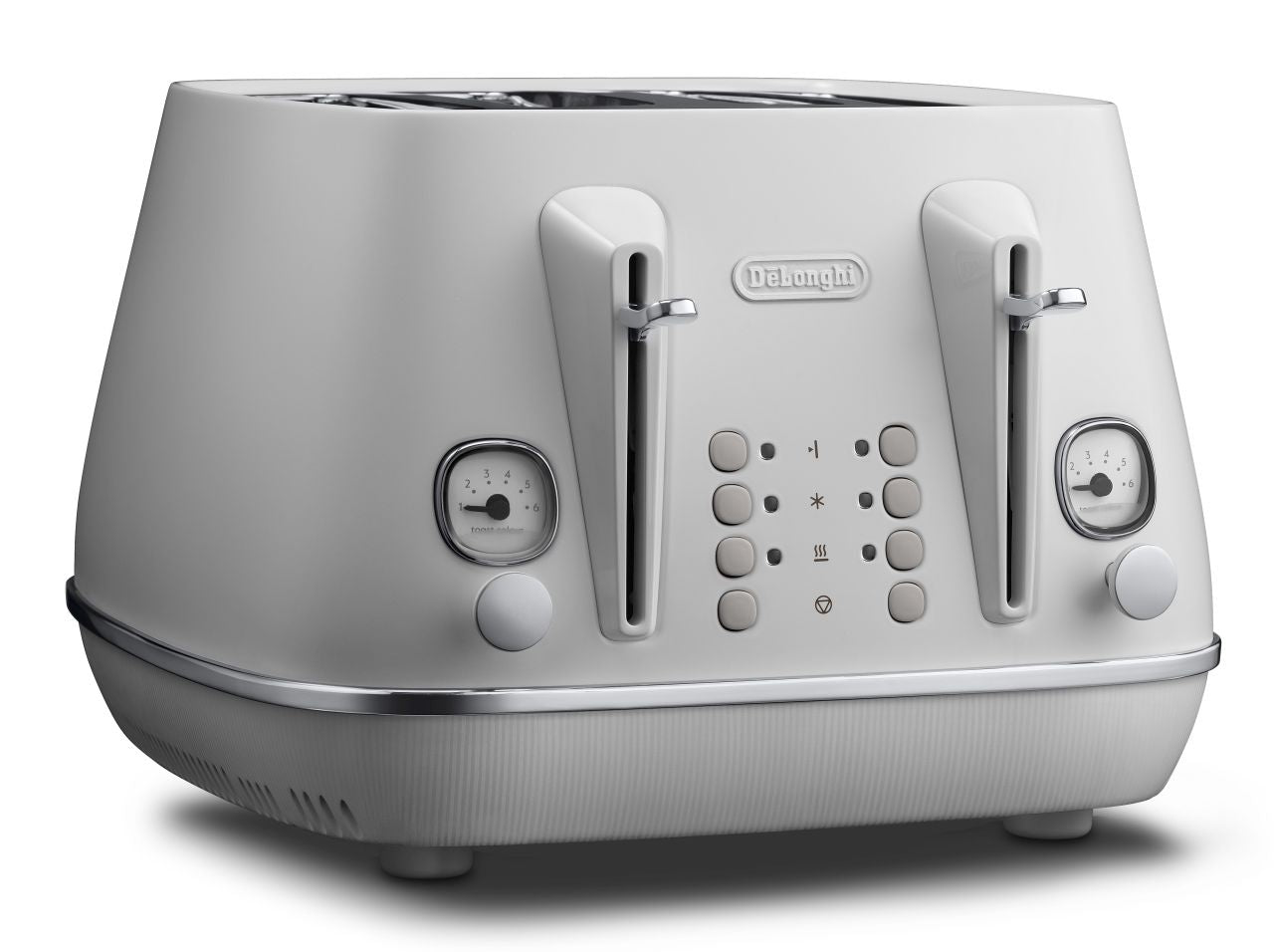 Delonghi - Distinta Moments 4 Slice Toaster Sunshine White