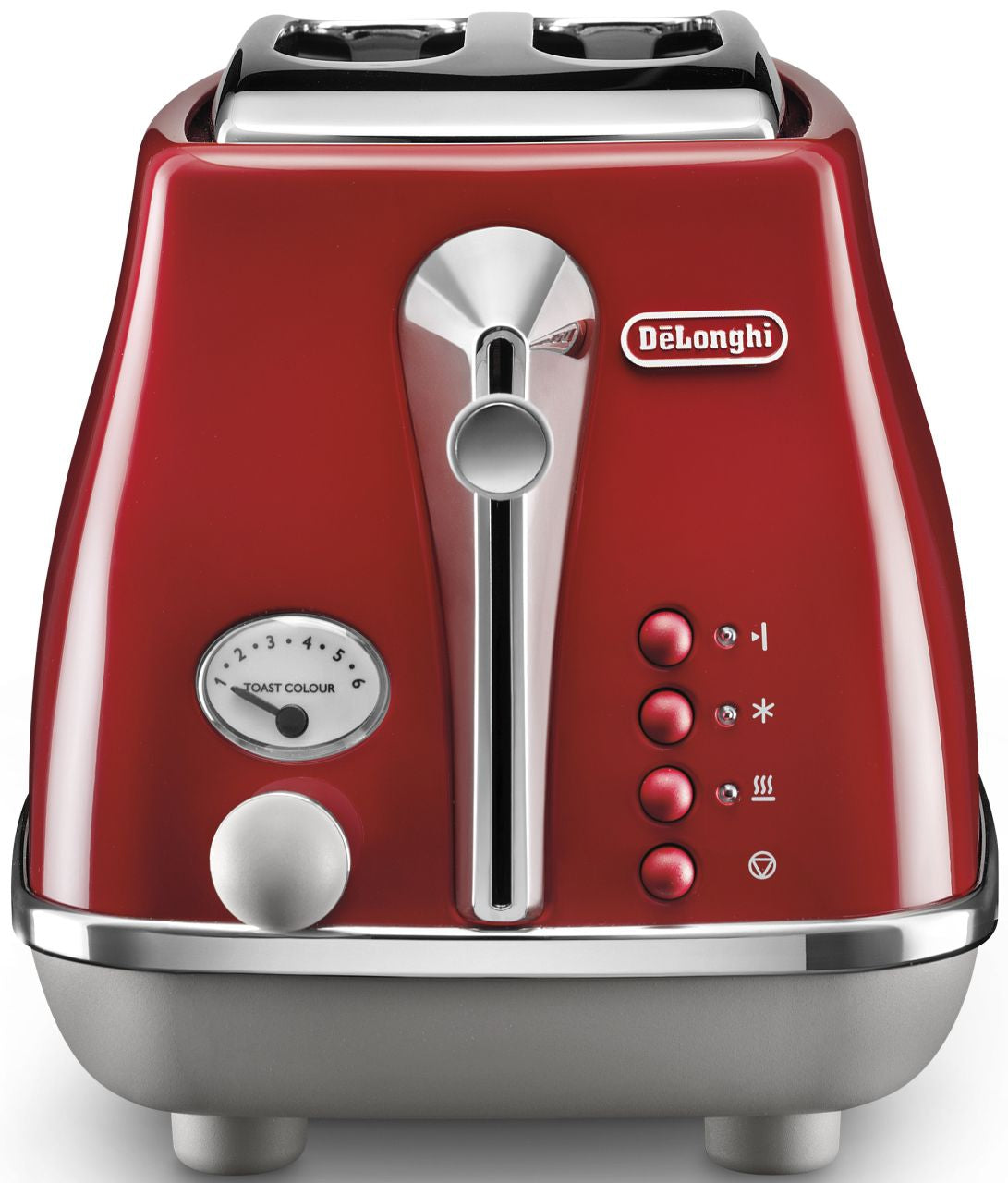 Delonghi - Icona Capitals 2 Slice Toaster - Red