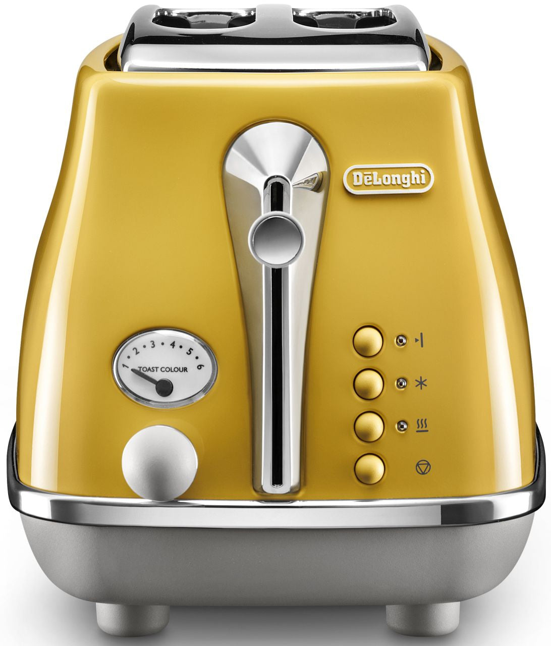 Delonghi - Icona Capitals 2 Slice Toaster - Yellow