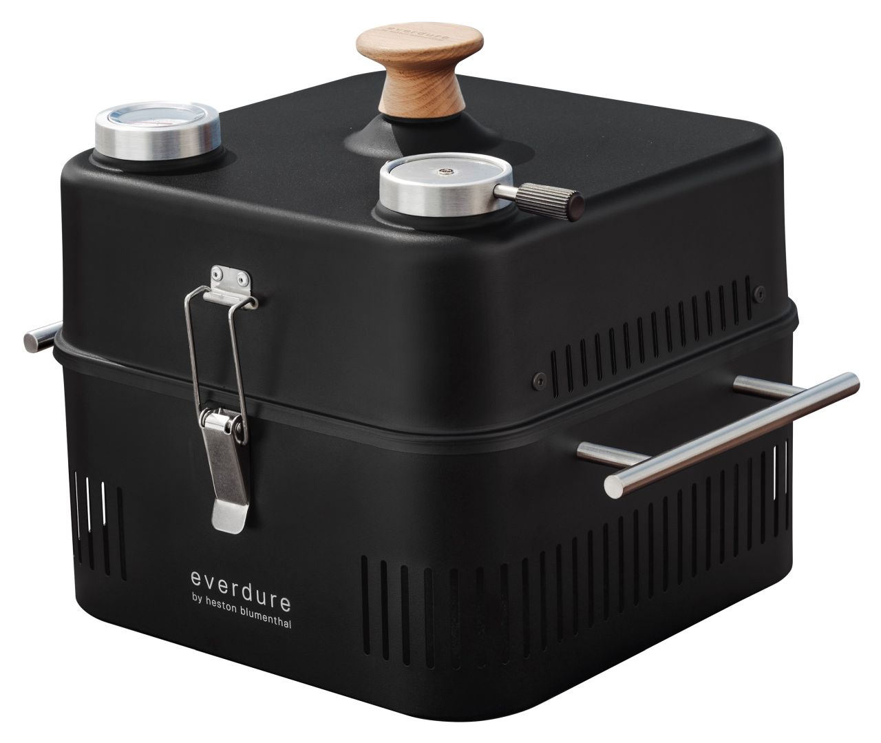 Everdure by Heston Blumenthal - CUBE 360 Portable Charcoal BBQ with Roasting Hood