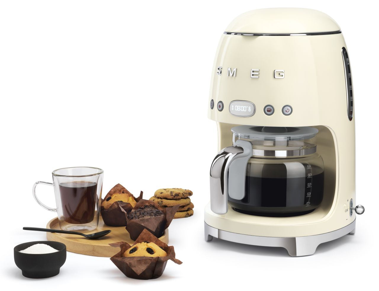 Smeg - Drip Filter Coffee Machine - Panna Cream