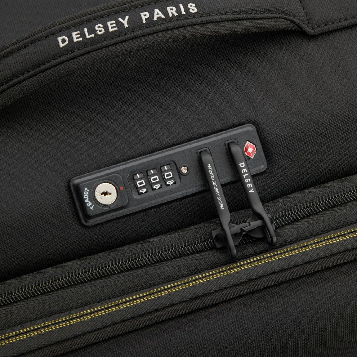 Delsey - 67cm Brochant 3 Trolley Ext 4Dr - Black