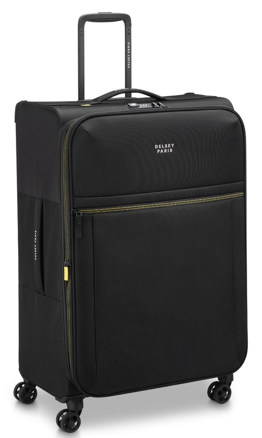 Delsey - 78cm Brochant 3 Va Trolley Ex 4Dr - Black