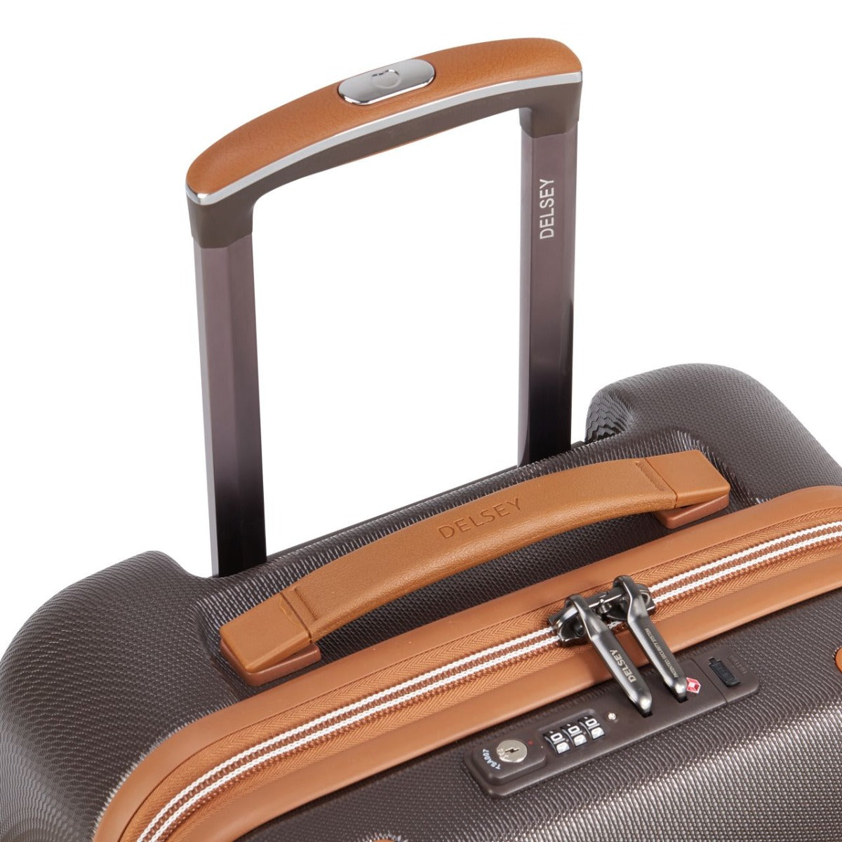 Delsey - 55cm Chatelet Air 2.0 4 Double Wheel Cabin Trolley Case - Chocolate