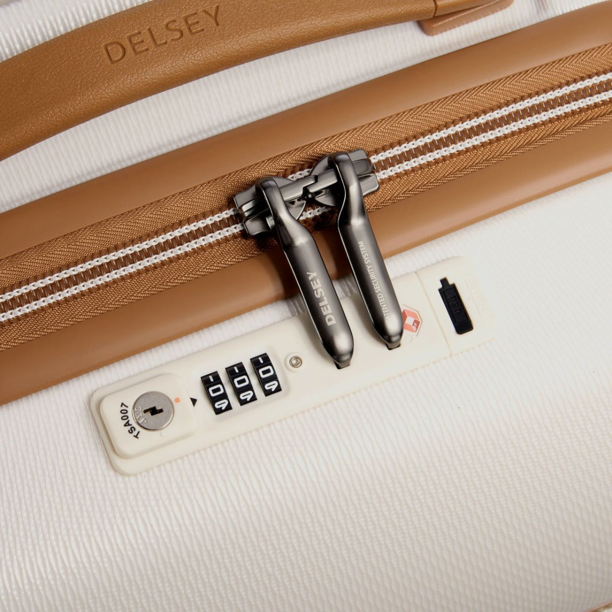 Delsey - 55cm Chatelet Air 2.0 4 Double Wheel Cabin Trolley Case - Angora