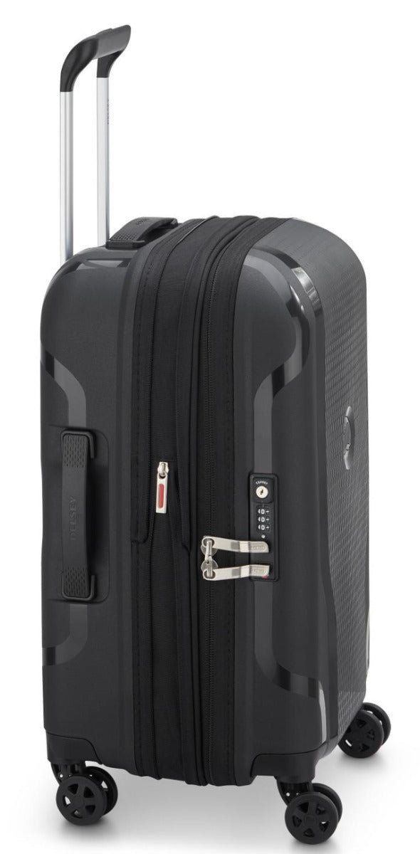 Delsey - 76cm Clavel Valise Trolley Ext 4Dr - Black