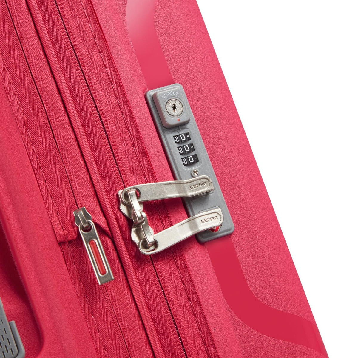 Delsey - 76cm Clavel Valise Trolley Ext 4Dr - Magenta