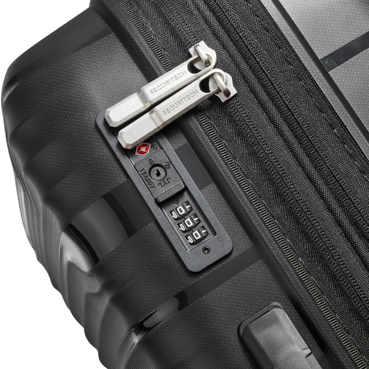 Delsey - SECURITECH 55cm Dune Val Trolley Cabin Ext 4Dr - Black