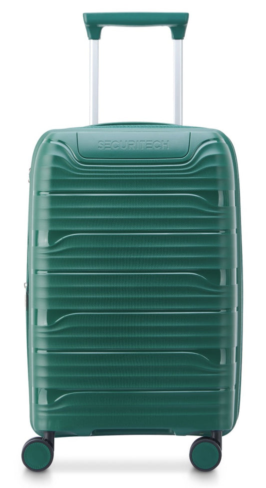 Delsey - SECURITECH 55cm Dune Val Trolley Cabin Ext 4Dr - Green